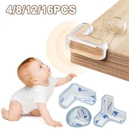 Cuscini per bordi angolari 481216Pcs Baby Soft Silicone Table Corner Furniture Protector Guard Edge Safety Bumpers Cuscini Cover per Baby Child Safety 221102