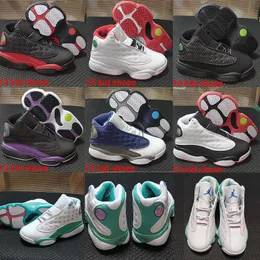 2022 crian￧as 13s Kid Basketball Shoes Space Jam criou Concords Youth Fashion Boys Sneakers Children menino menina para crian￧as atl￩ticas brancas ao ar livre 28-35