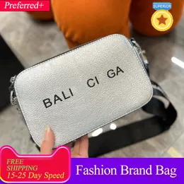 Balicaiga 高級バッグスムースレザーファッションクラシックデザイナースクエア女性旅行ハンドバッグブランドメタルサインショルダークラッチバッグ