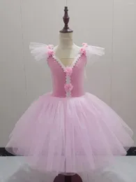 مرحلة ارتداء 2022 طفل الباليه لباس الفتيات تنورة الأميرة غزل البحيرة بحيرة فليموفي توتو