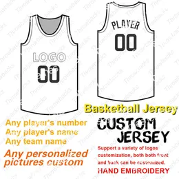 Maglie da basket 2019 Maglia da basket personalizzata anynumber anyname base flessibile Cool base cucita taglia S-4XL rosso bianco grigio Navy nero