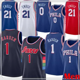 1 Jame Man Harden Jersey Joel 21 Embiid Allen 3 Iverson Tyrese 0 Maxey High