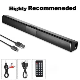 Tragbare Lautsprecher 20W TV -Soundbar Wired und drahtloses Bluetooth -Haus -Surroundbar für PC Theatre Lautsprecher 221103