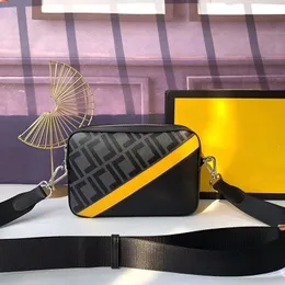Роскошная кожаная сумка-мессенджер Дизайнерская мужская и женская регулируемая съемная модная сумка-мессенджер Классические сумки-тоут на открытом воздухе 0286