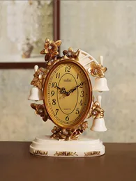 Table Clocks FQ European Clock Living Room Home Display Pendulum Desktop Decoration Desk