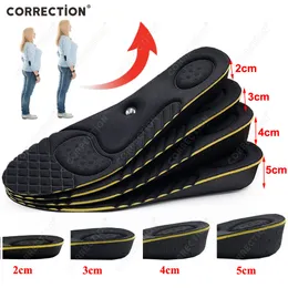 Accessori per parti di scarpe CORREZIONE Magnete 2-5 cm Aumento invisibile dell'altezza Solette Modelli Memory Foam Scarpe rinforzate per donna Soletta in crescita Unisex 221103