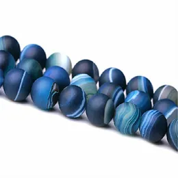 Камень 6-10 мм DL Польские карнизинские полосы бусины Onyx Gems круглые свободные камень натуральные ювелирные изделия для доставки капли 2021 Dhodg