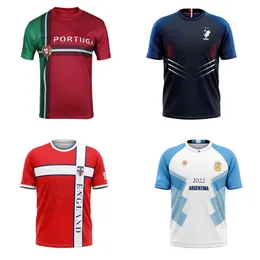 2022 Tops Football Jersey Sportswears 브라질 프랑스 스페인 스페인 영국 남자 축구 셔츠 DAR Sport Luxury Sportshirt 대형 Tees