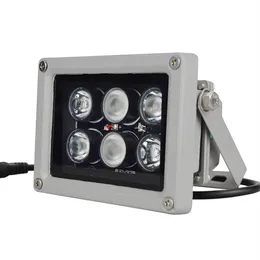 12 V 60 m 6 Stcs LED -Array IR Illuminator Infrarot Lampe LED LEG OUTDOR WASHERFORT FￜR CCTV -Kamera ￜberwachungskamera 6 Arrey IR Light309z
