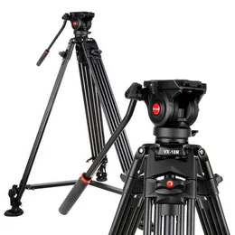 Viltrox Pro 1 8M aluminiowy wytrzymałym wideo płyn statyw VX-18M PAN GŁOWA TORBA DO DSLR Camera DV kamera DV248y