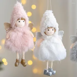 Decoraciones navideñas peluche ángel muñeco adornados colgantes decoración colgantes para decoración del hogar NaviDad 2022 AÑO Regalos
