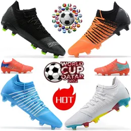 Soccer Shoe Ultra 1.3 FG/AG تحت الأضواء أسرع من أحذية كرة القدم 2022 كأس العالم Sunblaze First Mile Men Footwear Outdoor With Box
