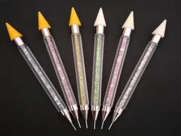 Penna a punteggio a punteggio a doppia testa Multi funzionalità Crayons matita di cera fai -da -te con scatola di stoccaggio Mulit Colore