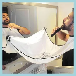 Cutting Cape Man Bathroom Beard Care Trimmer Hair Shave Apron Gown Robe Sink Styles Tool Waterproof Floral Bib Cloth 50Pcs Drop Deli Dhhfs