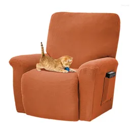 Fundas para sillas Fundas reclinables Diseño de bolsillo de utilidad Funda de sofá Sofá de un solo asiento para