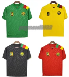 22/23 Cameroon Soccer Jersey 2022 Home Blue#9 BAHOKEN #10 ABOUBAKAR #13 CHOUPO-MOTING Shirt #11 BASSOGOG #20 GANAGO #12 EKAMBI National Team Football uniform 888
