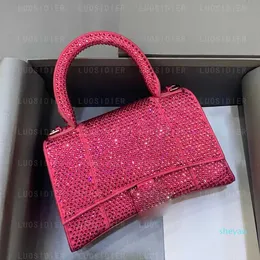 A113 Kum Saati Akşam Rhinestones Tote Ladys Rhinestone /Diamante Partisi Balo Çıkarma Çantalar Işıltılı Tote Lu