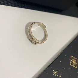 Ausgewählter Luxus-Schmuck-Charm-Ring, verstellbarer Ring, modisch, romantisch, Geschenk, Valentinstag, glitzernd, fein, elegant, Designer, heiße Marke, Messing, verblasst nie, JZ105