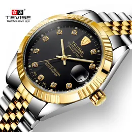 Top -Marke Tevise Luxury Automatic Watch Man Tourbillon Rolle Mechanical Watch Bewegung Golduhr Relogio Maskulino 2017 Neue D18101301208s