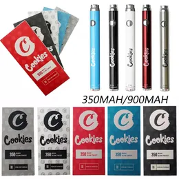 Cookies Pr￩-aque￧a a bateria de 350mAh 900mAh Regulador de press￣o inferior 3.3-4,8V VV para atomiza￧￣o de caneta de bateria vape 510 Atomiza￧￣o