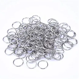 Wholesale Office School Supplies Nickel Metal Split Key Rings Keyrings Bulk for Keychain and Art Crafts 1 Inch KD1