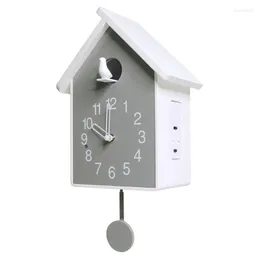 ساعة الحائط Cuckoo Clock Wood Modern Music Pendulum Room Room Mechanism Mechanism بيع 2022 منتجات Duvar Saati Decor S298