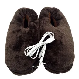 Slippers تسخين أحذية وسادة هدية كهربائية أقدام دافئة USB الإغاثة الباردة العملية المنزل الساخنة الشتاء ناعم المحمولة موثوقة 221103