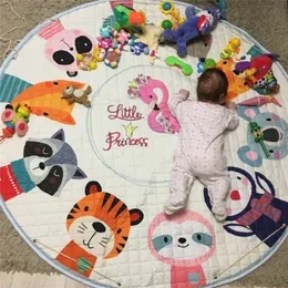 Coperte Fasce 1-40 Volpe/Orso/Unicorno di alta qualità Animali Modello Tappetini da gioco per bambini Coperta strisciante per bambini Giocattoli Borsa per la conservazione Decorazione della stanza dei bambini 221103