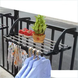 Storage Holders Racks Storage Holders Balcony Folding Shoes Towel Drying Rack Laundry Underwear Holder Home 396 D3 Drop Delivery G Dh9Fs