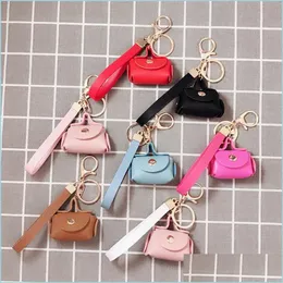 Keychains Lanyards Keychains Creative Keyring Fashion Cute Mini Bag Key Chain Women Car Purse Pendant Gift Decoration Jewelry Acce DHNDG