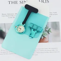 Pocket Watches FOB Nurse Watch Silicone Quartz Doctor Clock Medical With Pencil Case and Pen Holder Nursing Accessories Gift 221105