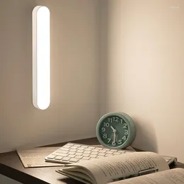 테이블 램프 자기 책상 램프 학생 기숙사 캐비닛 조명 연구를위한 눈 보호 USB 충전식 침실 밤