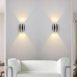Lâmpada de parede Modern LED de cabeceira de cabeceira de cabeceira de parede Casa Casa Casa Decoração de Alumínio AC85-265V
