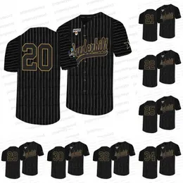 Beyzbol Formaları Vanderbilt Commodores 2021 Kolej Dünyası Jersey Nick Maldonado Park Noland Ryan Stefiuk Hugh Fisher Spencer Jones Julian Infante Ethan