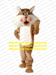 Costume della mascotte Wildcat Ocelot Lynx Catamount Bobcat Lince Luchs Personaggio adulto Costumi anime Benessere pubblico zz9546