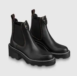 Beaubourg Kids Boots Damskie buty projektantka mody Winter Brand Martin Black Calf skórzana impreza ślub