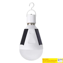 New Rechargeable 12W Solar Bulb E27 265V Energy Saving Light LED Intelligent Lamp Rechargeable Solar Camping Emergency Bulb