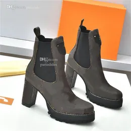 High Quality Heel Boots Designer Leather Ankle Boot Louiseity Stylish Women Winter Booties Sexy And Warm Viutonity gkgjsj