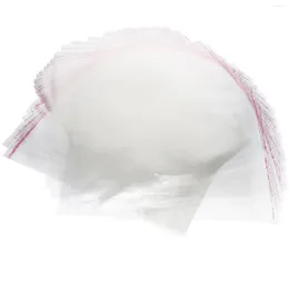 Present Wrap Cardholder Material ärmfickor Etikett Limhäftande ärmar Självpåse Cover Business Pocket Sticky Bag Pouches Transparent PO