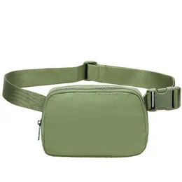 Outdoor Bags Women Men Waist Bag Gym Elastic Adjustable Strap Zipper Fanny pack LU-1107