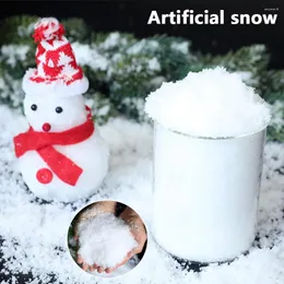 Decorazioni natalizie Neve artificiale Decorazione per feste Fiocchi di neve finti Aggiunta istantanea per riempitivo Assorbente Palla di neve magica fai-da-te