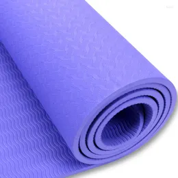 Cuscino 183cmx61 cm di alta qualità TPE tappetini da yoga non slip fitness insipido padie sportive pattinate da ginnastica per ginnastica per principianti