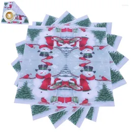 Guardanapo de mesa guardanapos de Natal 20 pcs papel macio