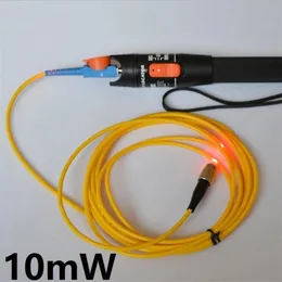 Fiber Optic Equipment Red Laser Light Pen Visual Fault Locator VFL 10MW Produkten inneh￥ller inte gula l￤nkr￶r261o