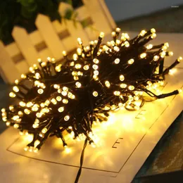 Strings Christmas LED Fairy Wedding Party Decration Twinkle String Lights 80LEDS Per Xmas Tree Holiday Garden Patio Light