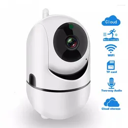 Smart WiFi Camera Security Protection Wireless Outdoor Automatic Tracking Tracking Infrared Home IP 128GB CARD