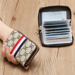 2022 nuovo sacchetto della carta cerniera da donna coperchio della carta patente portamonete portafoglio porta carte di credito da uomo