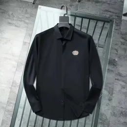 2022 Herrskjorta Lyx Designers Herrkläder Casual affärsskjortorsa Klassiska manskjortor Långärmade Märke Mode Vår M-3XL#02