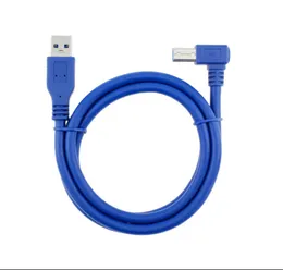USB 3.0 printer cables A Male to Right 90 degree Angle USB3 Type B AM/BM High Speed Printer Cable 30cm 60cm 1m 1.8m