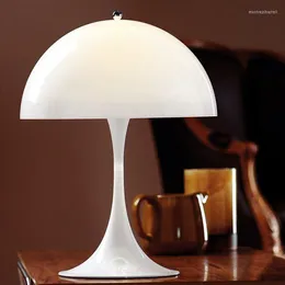 Masa lambaları VERNER PANTON PANTHELA Masa Lambası Dekorasyon Çalışması Yatak Odası Oturma Odası Modern Basit